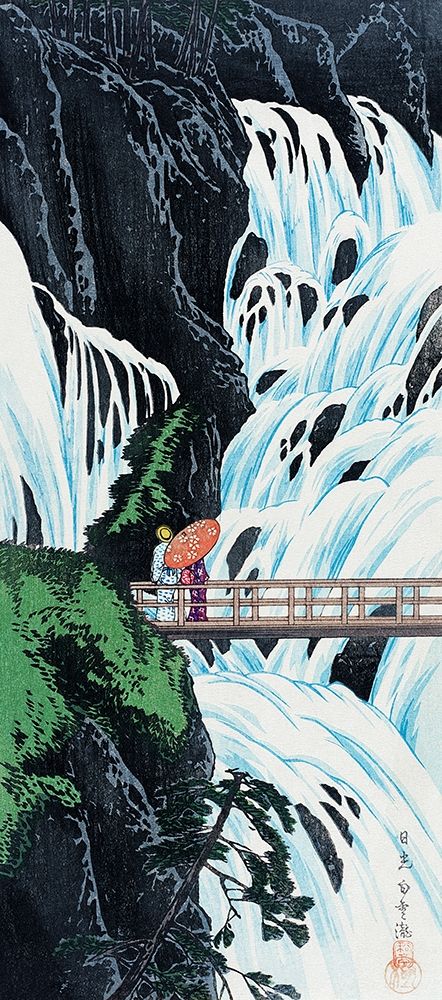 Shiragumo Waterfall of Nikko art print by Hiroaki Takahashi for $57.95 CAD