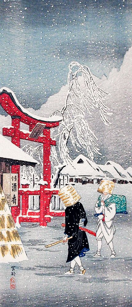 Okabe in Snow art print by Hiroaki Takahashi for $57.95 CAD