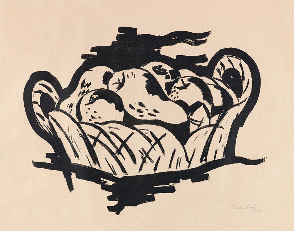 Pear in Basket art print by Marsden Hartley for $57.95 CAD