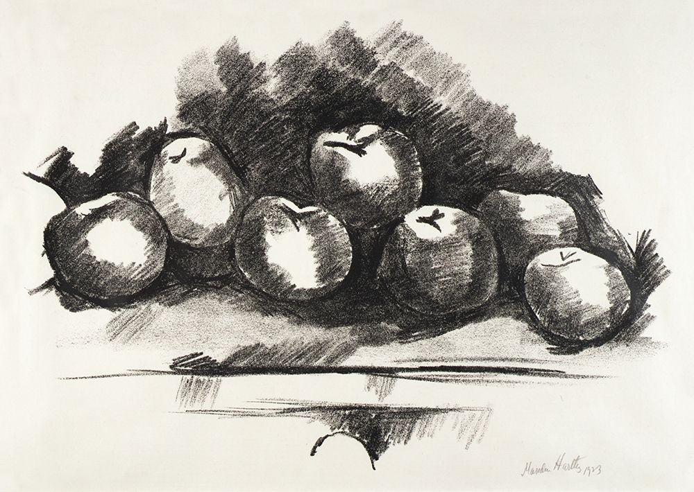 Apples on Table art print by Marsden Hartley for $57.95 CAD