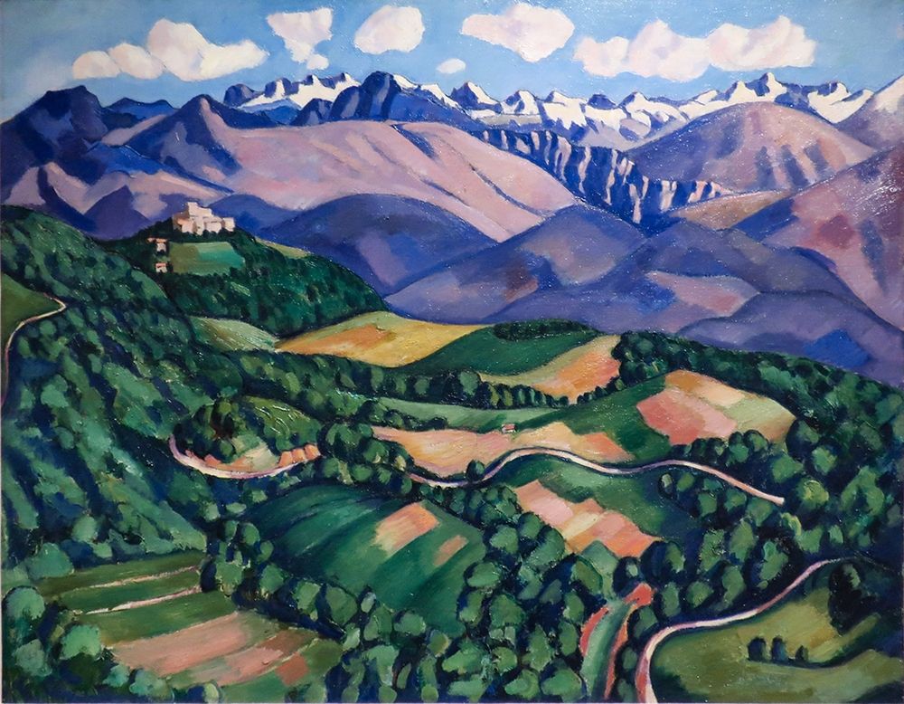 Purple Mountains-Vence art print by Marsden Hartley for $57.95 CAD