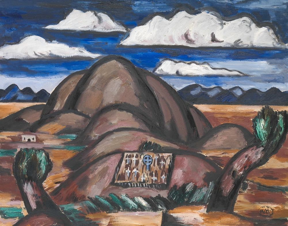 Cemetery-New Mexico art print by Marsden Hartley for $57.95 CAD