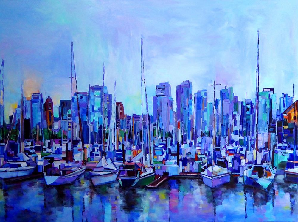 Dock of the Bay art print by Sarah Ghanooni for $57.95 CAD