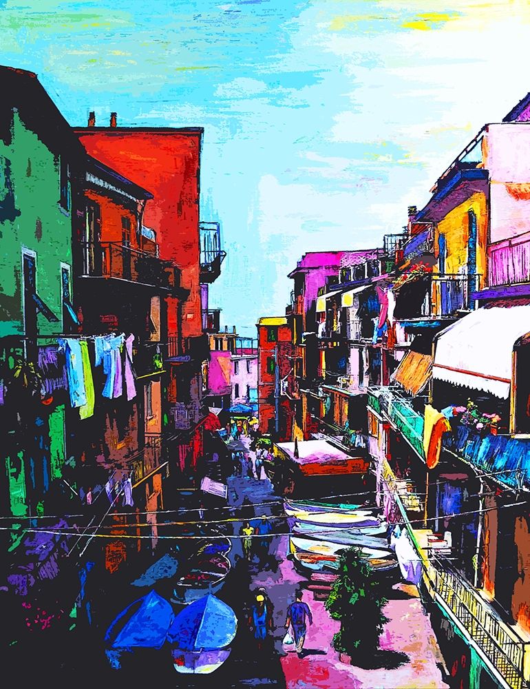 Life in Italy art print by Sarah Ghanooni for $57.95 CAD