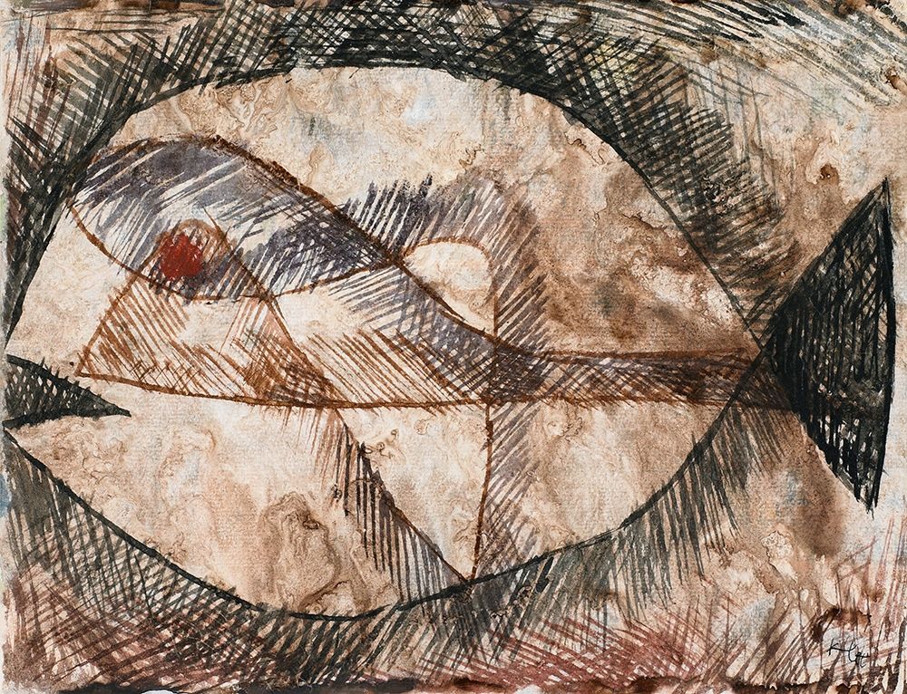 CC Fisch art print by Paul Klee for $57.95 CAD
