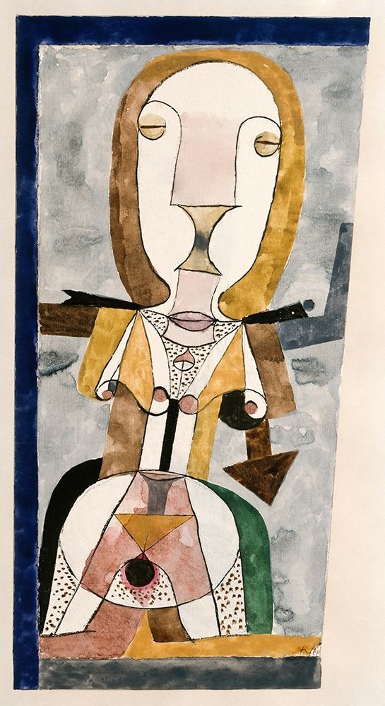 Popular Wall Painting art print by Paul Klee for $57.95 CAD