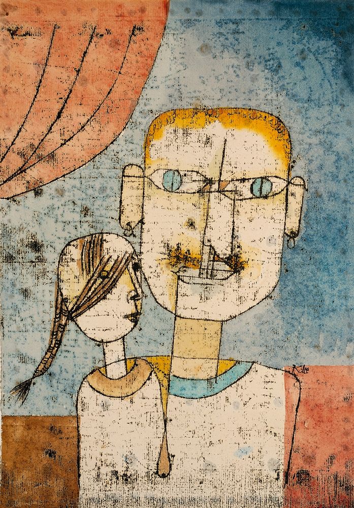 Adam and Little Eve 1921 art print by Paul Klee for $57.95 CAD
