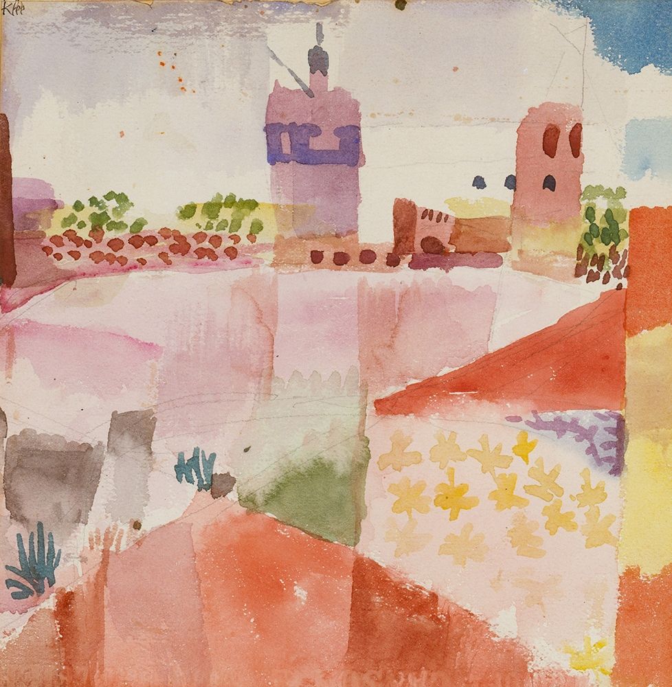 Hammamet with its Mosque 1914 art print by Paul Klee for $57.95 CAD