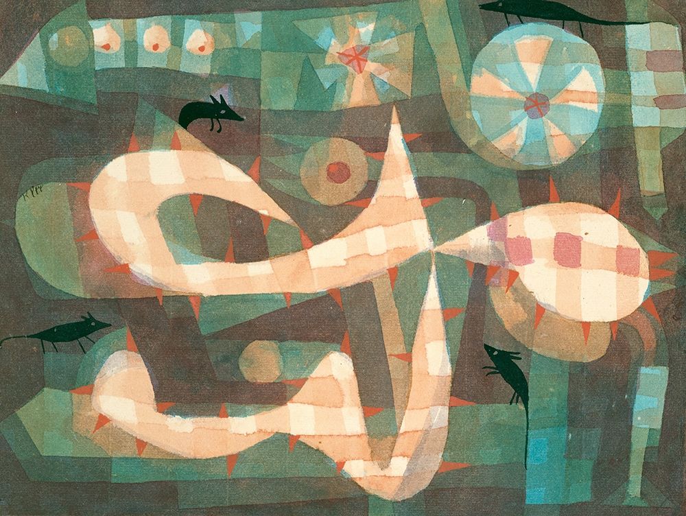 The Barbed Noose with the Mice 1923 art print by Paul Klee for $57.95 CAD