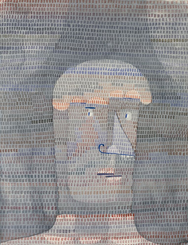Athletes Head art print by Paul Klee for $57.95 CAD