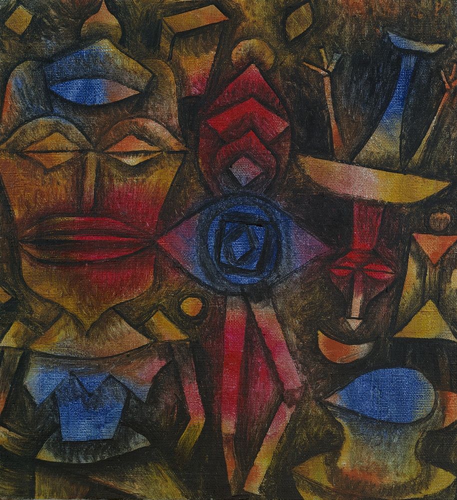 Collection of Figurines art print by Paul Klee for $57.95 CAD