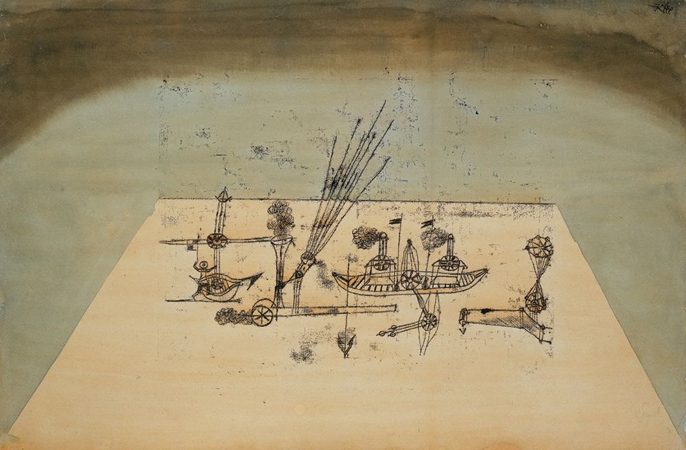Yellow Harbor art print by Paul Klee for $57.95 CAD