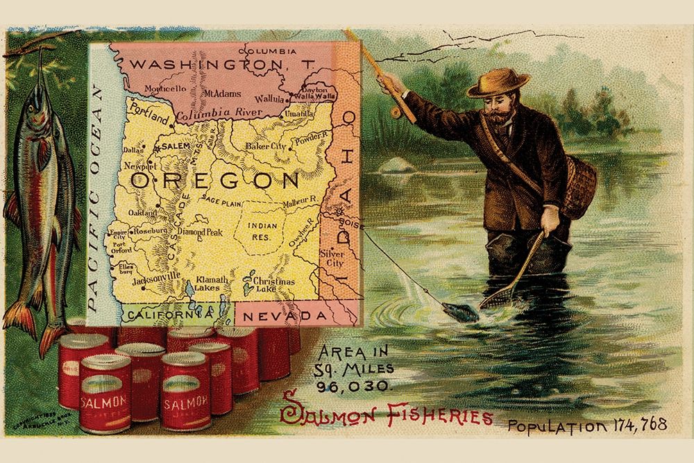 Oregon art print by Arbuckle Brothers for $57.95 CAD