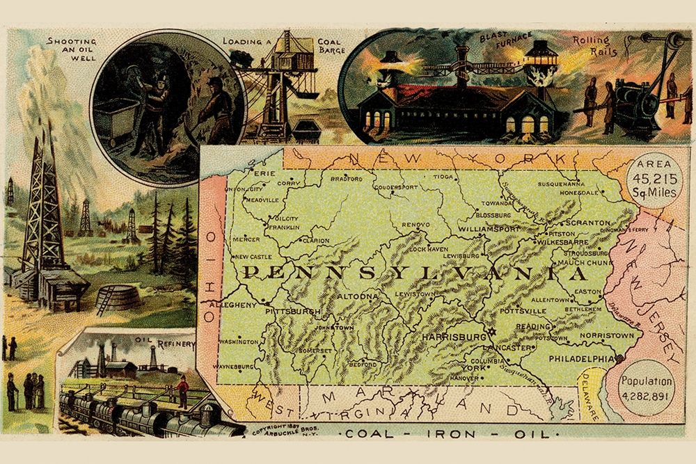 Pennsylvania art print by Arbuckle Brothers for $57.95 CAD