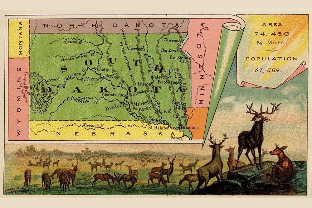 South Dakota art print by Arbuckle Brothers for $57.95 CAD