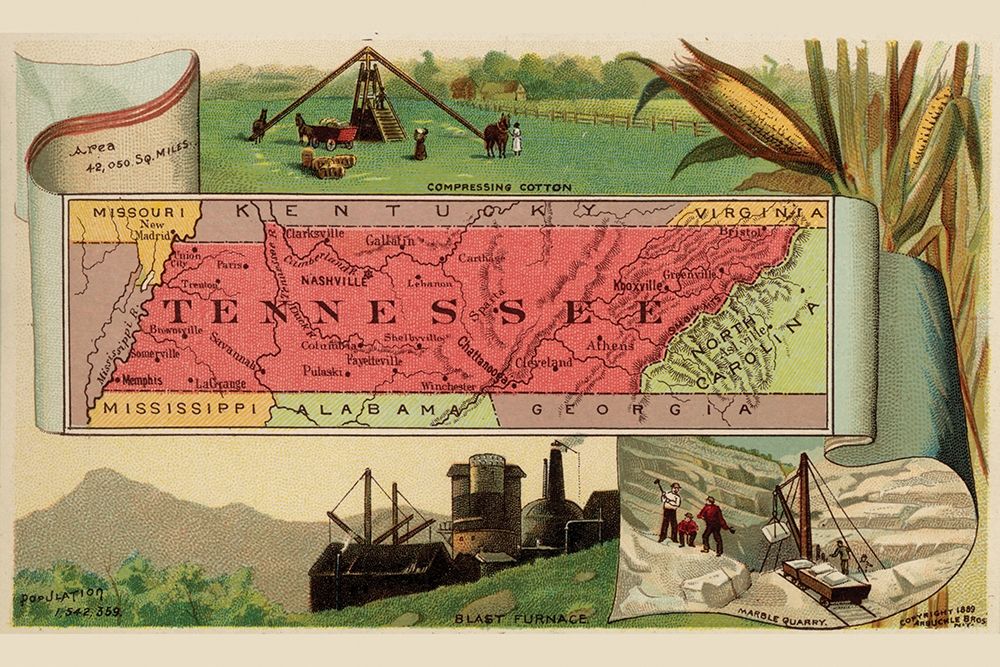 Tennessee art print by Arbuckle Brothers for $57.95 CAD