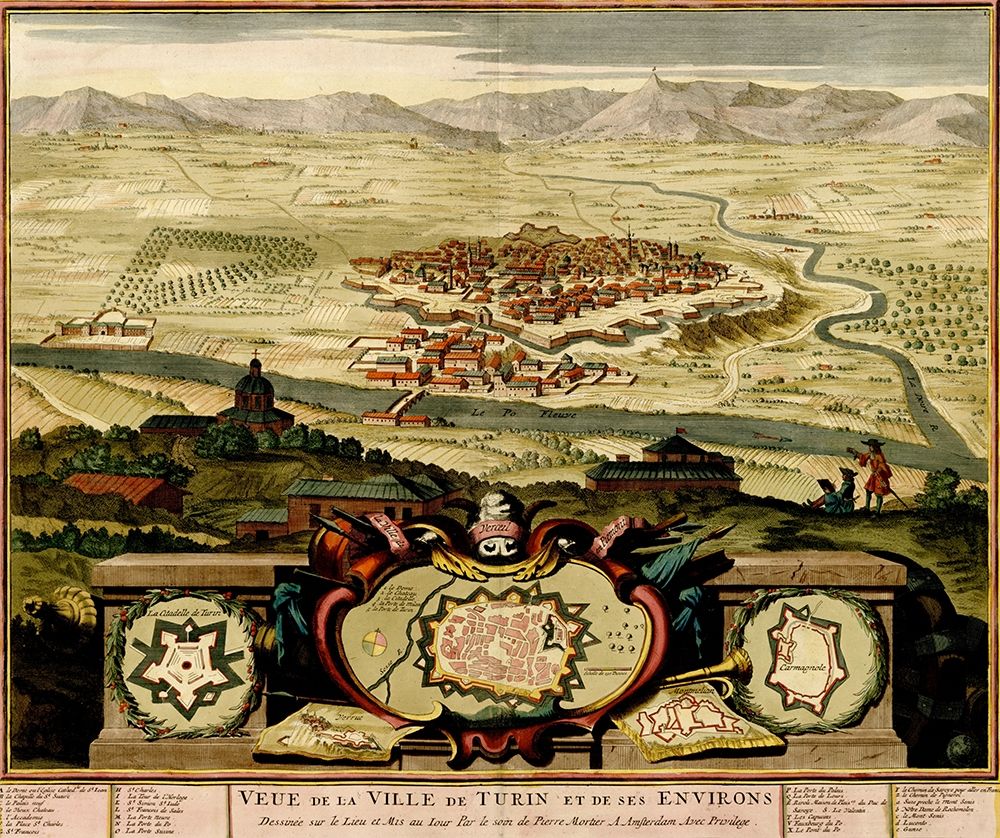 Ivrea Near Turin 1700 art print by Anna Beeck for $57.95 CAD
