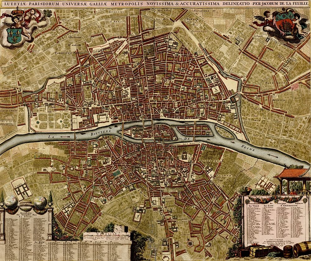 Barcelona Spain Defenses 1700 art print by Anna Beeck for $57.95 CAD