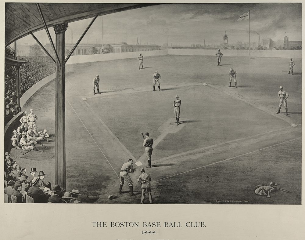 Boston Baseball Club 1888 art print by George H Hastings for $57.95 CAD