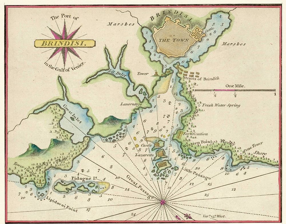Gulf of Venice art print by Braun Hogenberg for $57.95 CAD