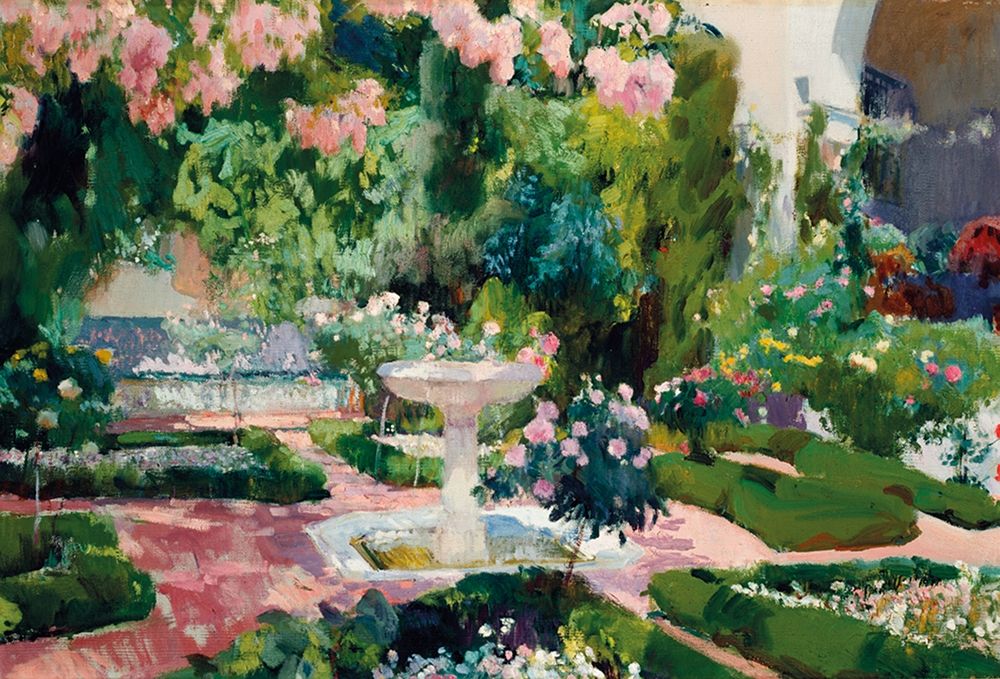 Garden at the Sorolla House art print by Joaquin Sorolla for $57.95 CAD