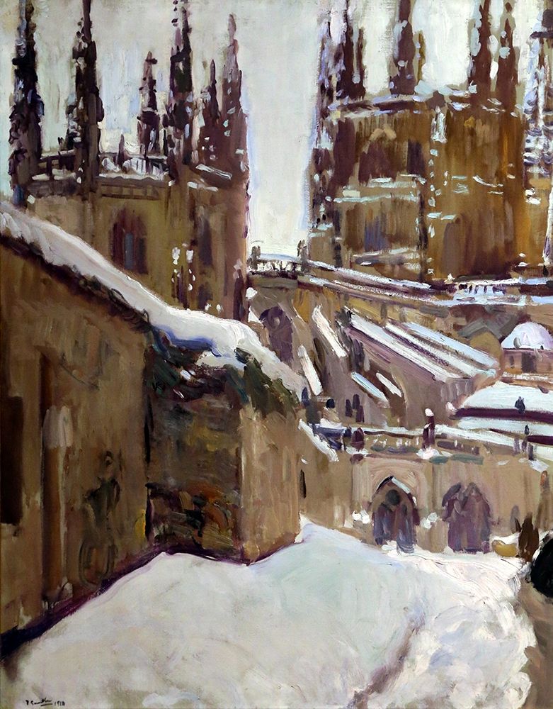 The Cathedral of Burgos art print by Joaquin Sorolla for $57.95 CAD