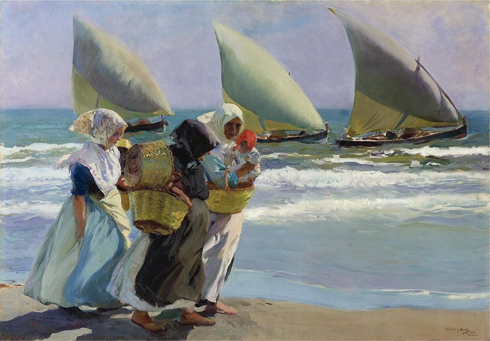 The three candles art print by Joaquin Sorolla for $57.95 CAD