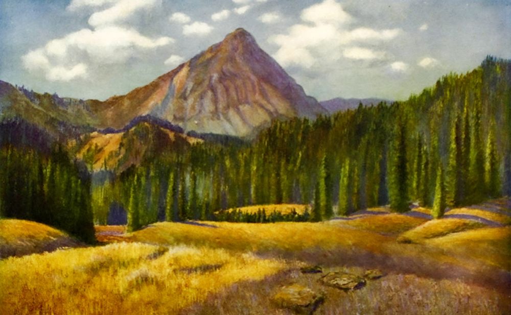 Mount Baldy from Rod Gun and Perch 1914 art print by James Blomfield for $57.95 CAD