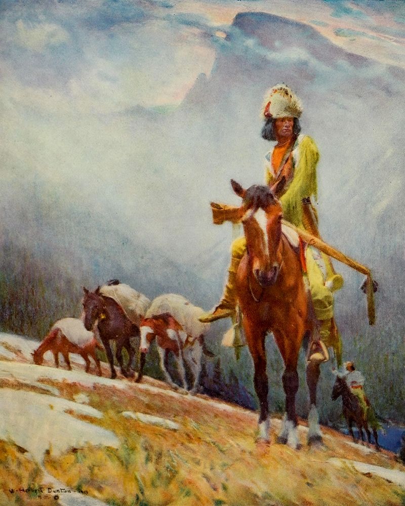 Breed Trapper from Scribners 56 1904 art print by William Herbert Dunton for $57.95 CAD