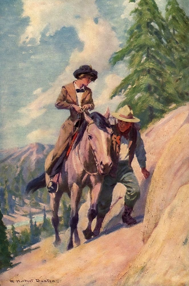 On Trail from Prescott of Saskatchewan 1913 art print by William Herbert Dunton for $57.95 CAD