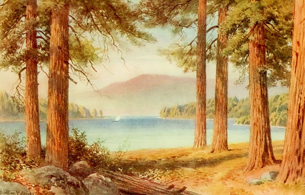 Lake Tahoe-California 1914 art print by Sutton Palmer for $57.95 CAD