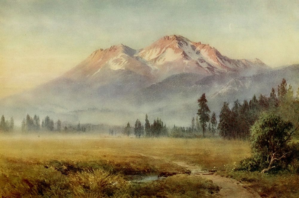 Mount Shasta-California 1914 art print by Sutton Palmer for $57.95 CAD