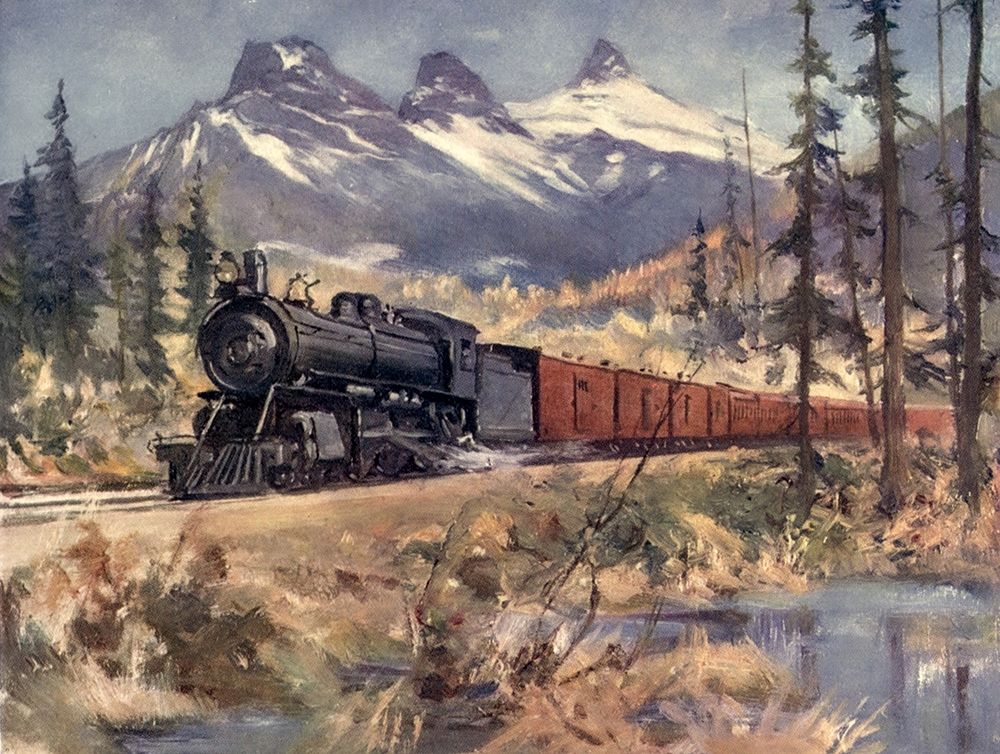 Three Sisters-Rockies art print by Canadian Pacific Railway for $57.95 CAD