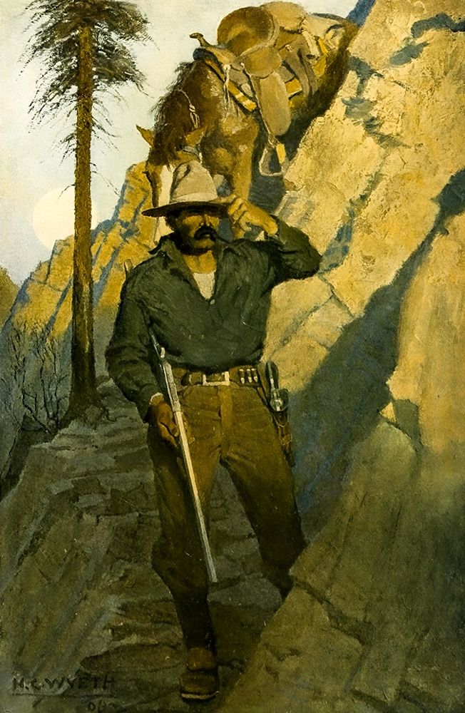 The Sheriff art print by Newell Wyeth for $57.95 CAD