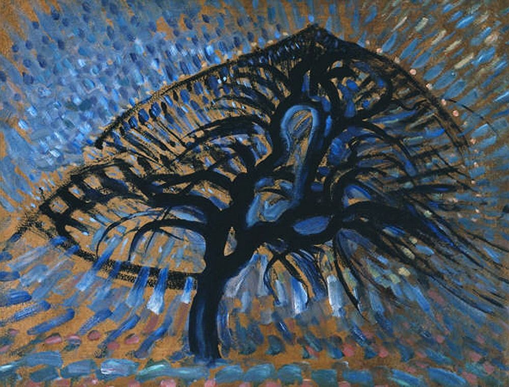 Apple Tree-Pointillist Version art print by Piet Mondrian for $57.95 CAD