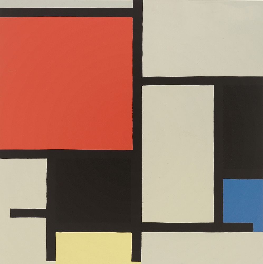 Composition 1921 art print by Piet Mondrian for $57.95 CAD
