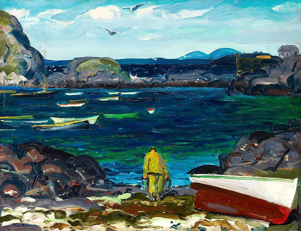 The Harbor-Monhegan Coast-Maine art print by George Bellows for $57.95 CAD