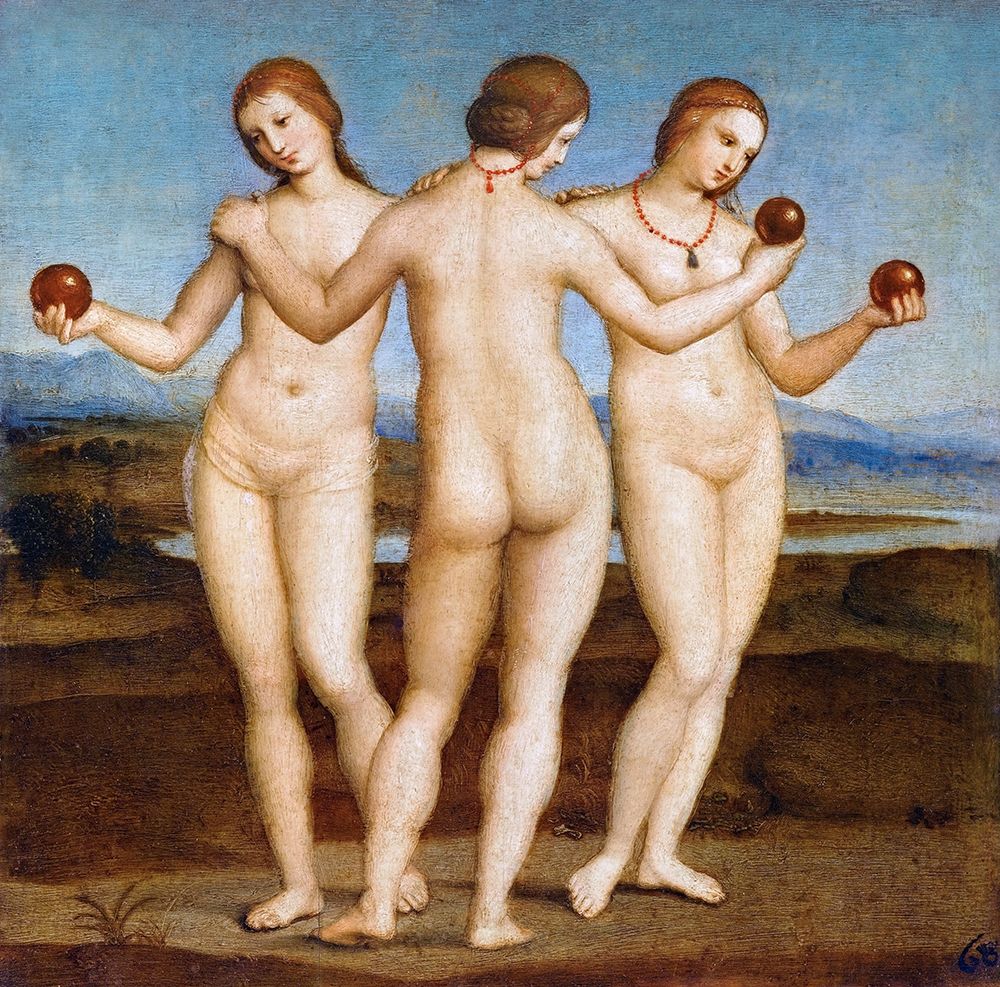 Three Graces art print by Raphael for $57.95 CAD