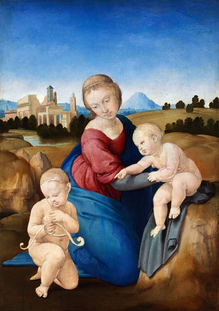Madonna and Child with the Infant Saint John art print by Raphael for $57.95 CAD