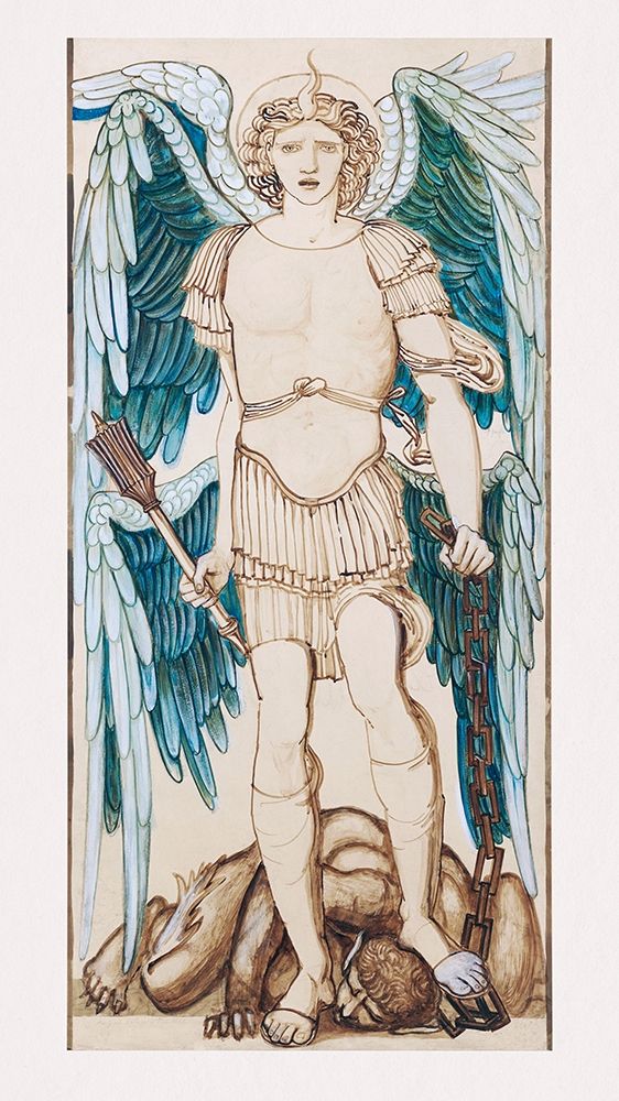 The Angels of the Hierarchy-Principates art print by Edward Burneâ€“Jones for $57.95 CAD