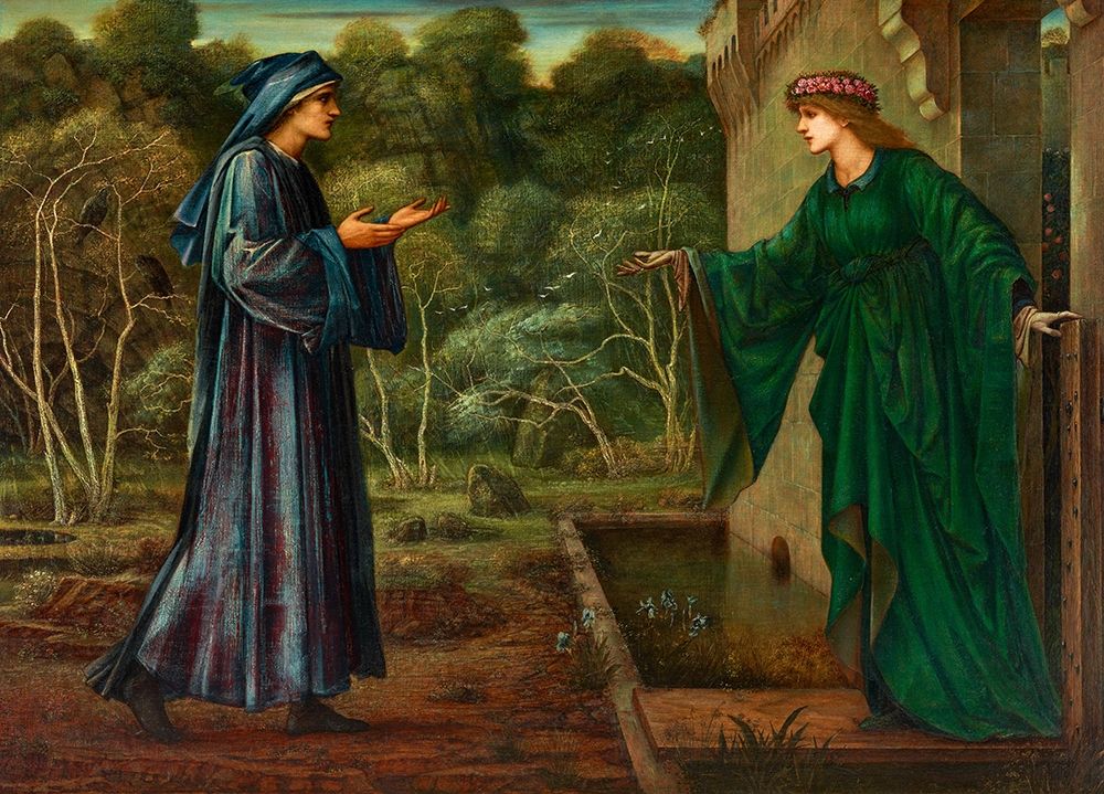 The Pilgrim at the Gate of Idleness art print by Edward Burneâ€“Jones for $57.95 CAD