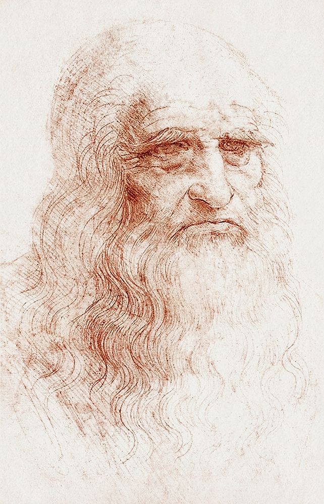 Self-portrait 1512 art print by Leonardo da Vinci for $57.95 CAD