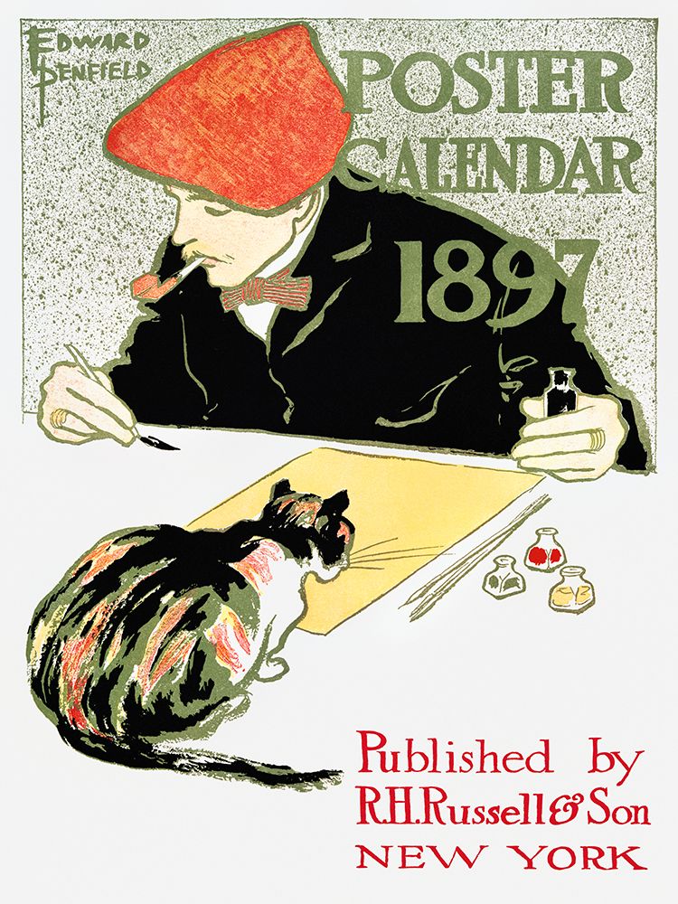 Poster Calendar art print by Edward Penfield for $57.95 CAD