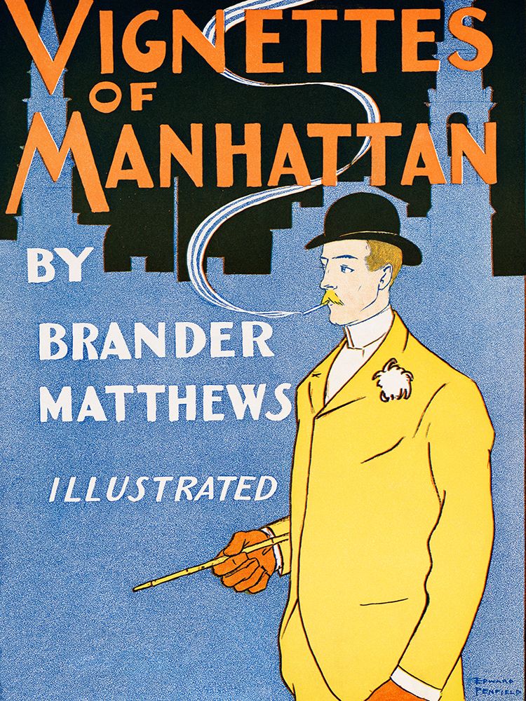 Vignettes of Manhattan art print by Edward Penfield for $57.95 CAD