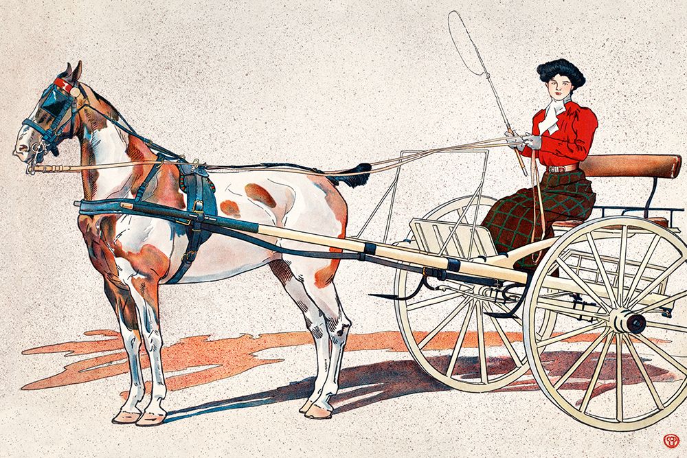 A Kentucky Breaking Cart art print by Edward Penfield for $57.95 CAD
