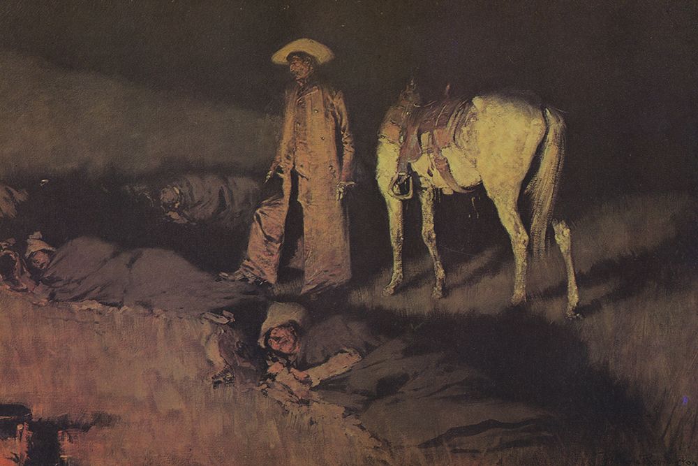 In From the Night Herd art print by Frederic Remington for $57.95 CAD