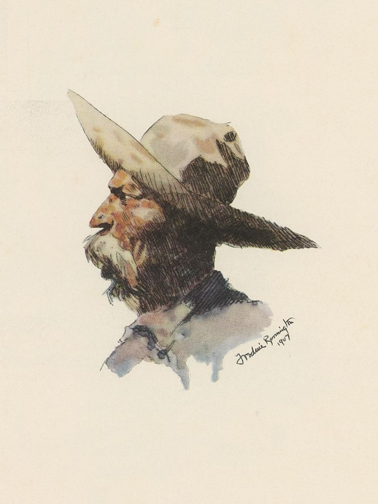 Old Man art print by Frederic Remington for $57.95 CAD