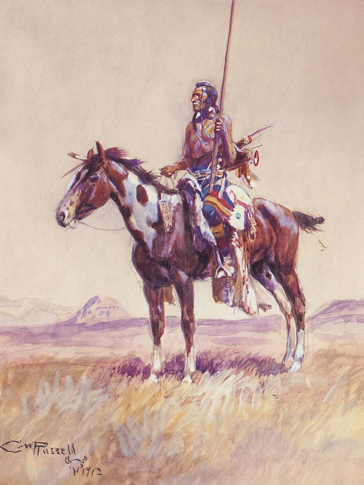 Piegan Chief art print by Charles Marion Russell for $57.95 CAD
