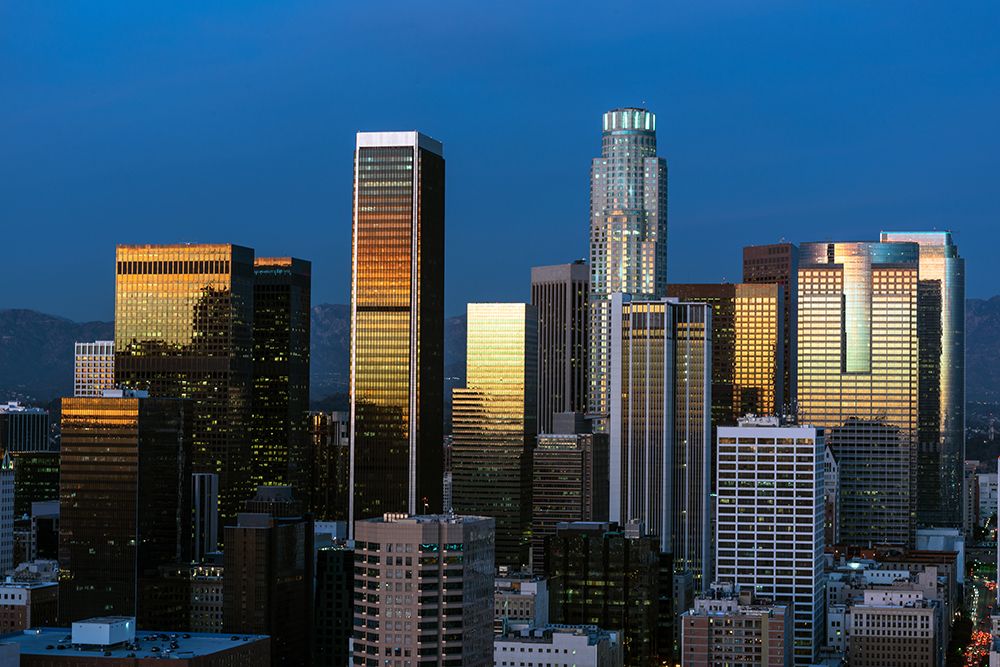 Skyline view of Los Angeles-California art print by Carol Highsmith for $57.95 CAD