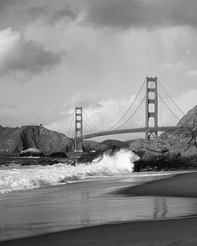 Crashing Surf Below the Golden Gate Bridge California art print by Carol Highsmith for $57.95 CAD